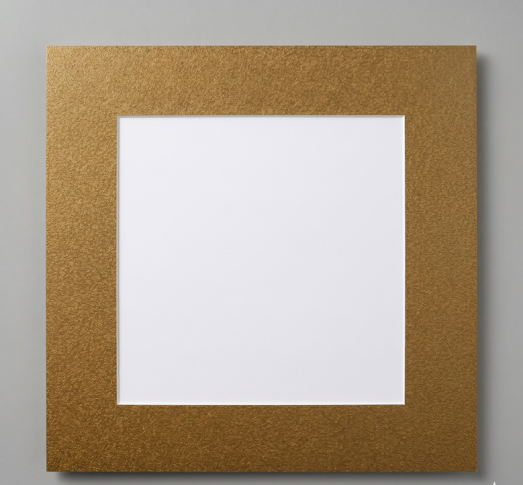Gold picture frame matte