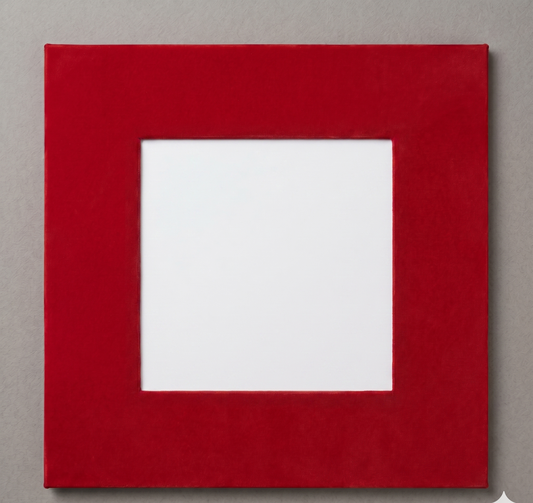 Red 150mm picture frame matte
