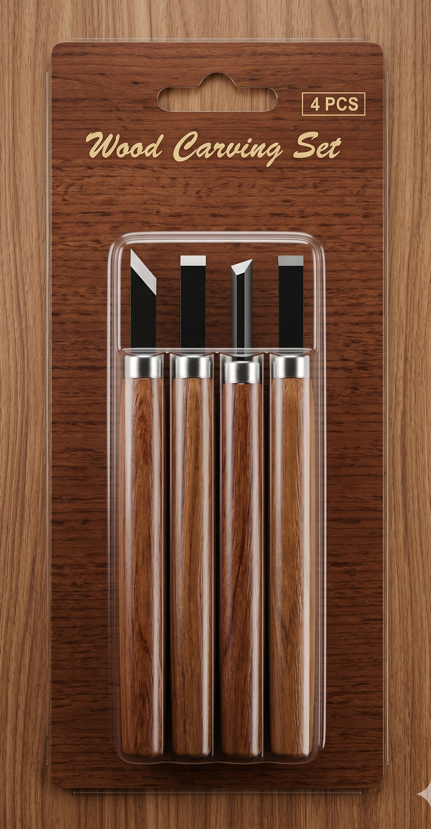 4pcs set wood carving tool