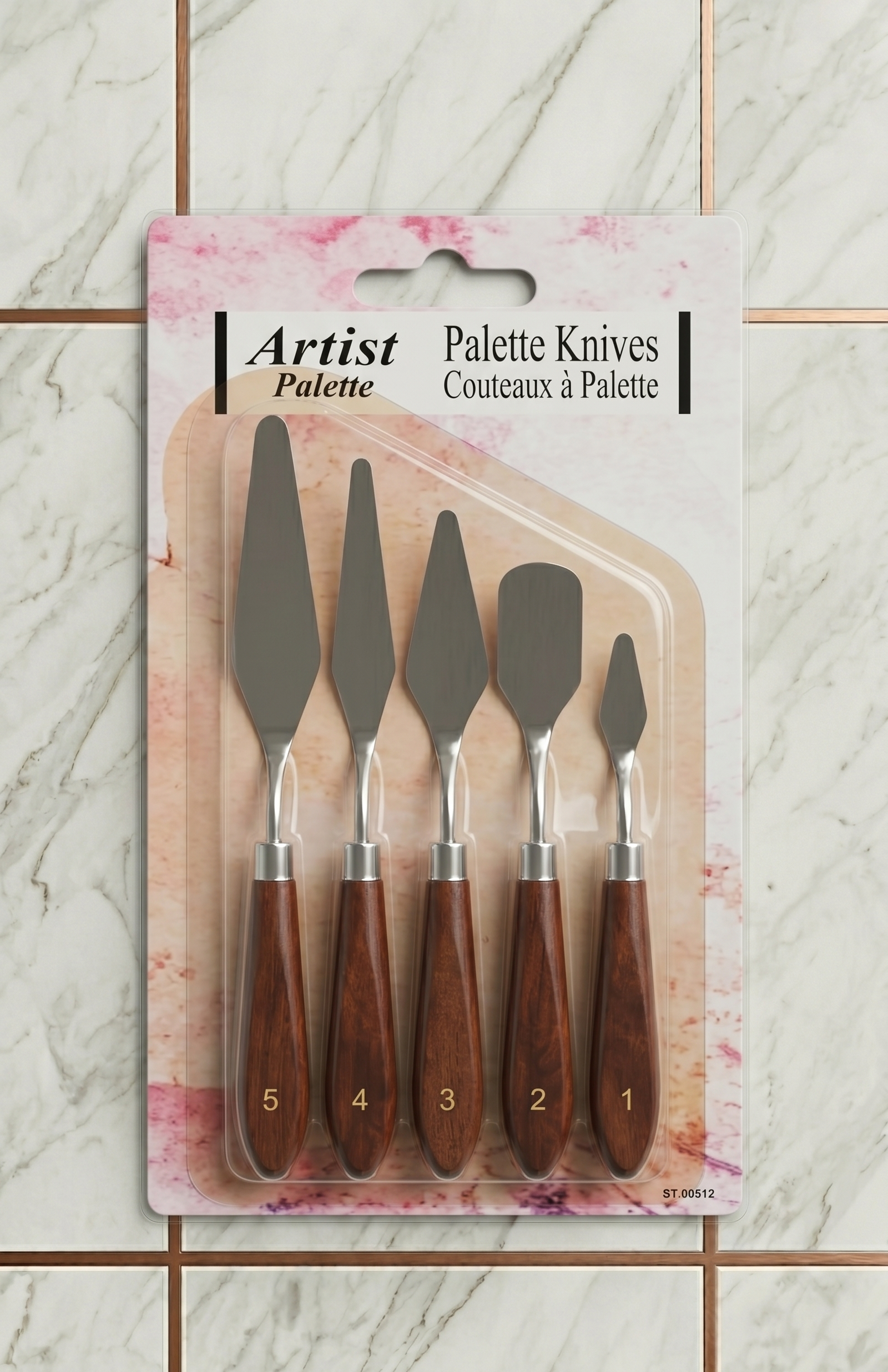 5 pieces pallette  artist knife