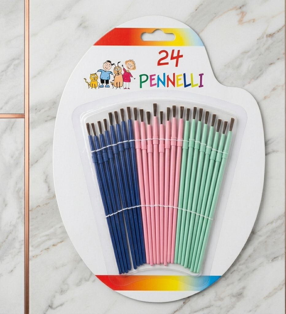 24 set coloured pennelli artist pencil