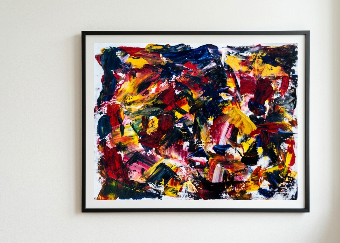 22.9 x 30.5 cm acrylic on canvas painting