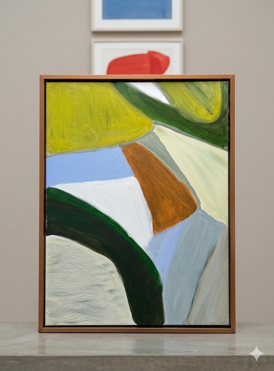 59.69cm x 80.01cm golden canvas stretch painting