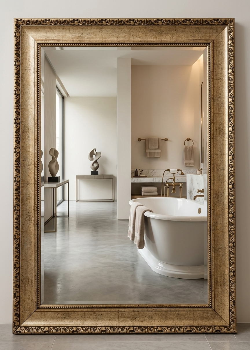 89.91cm x 58.42cm wooden frame
