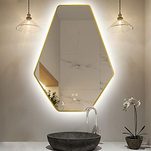 91.44cm x 121.92cm interior decor mirror gild edges