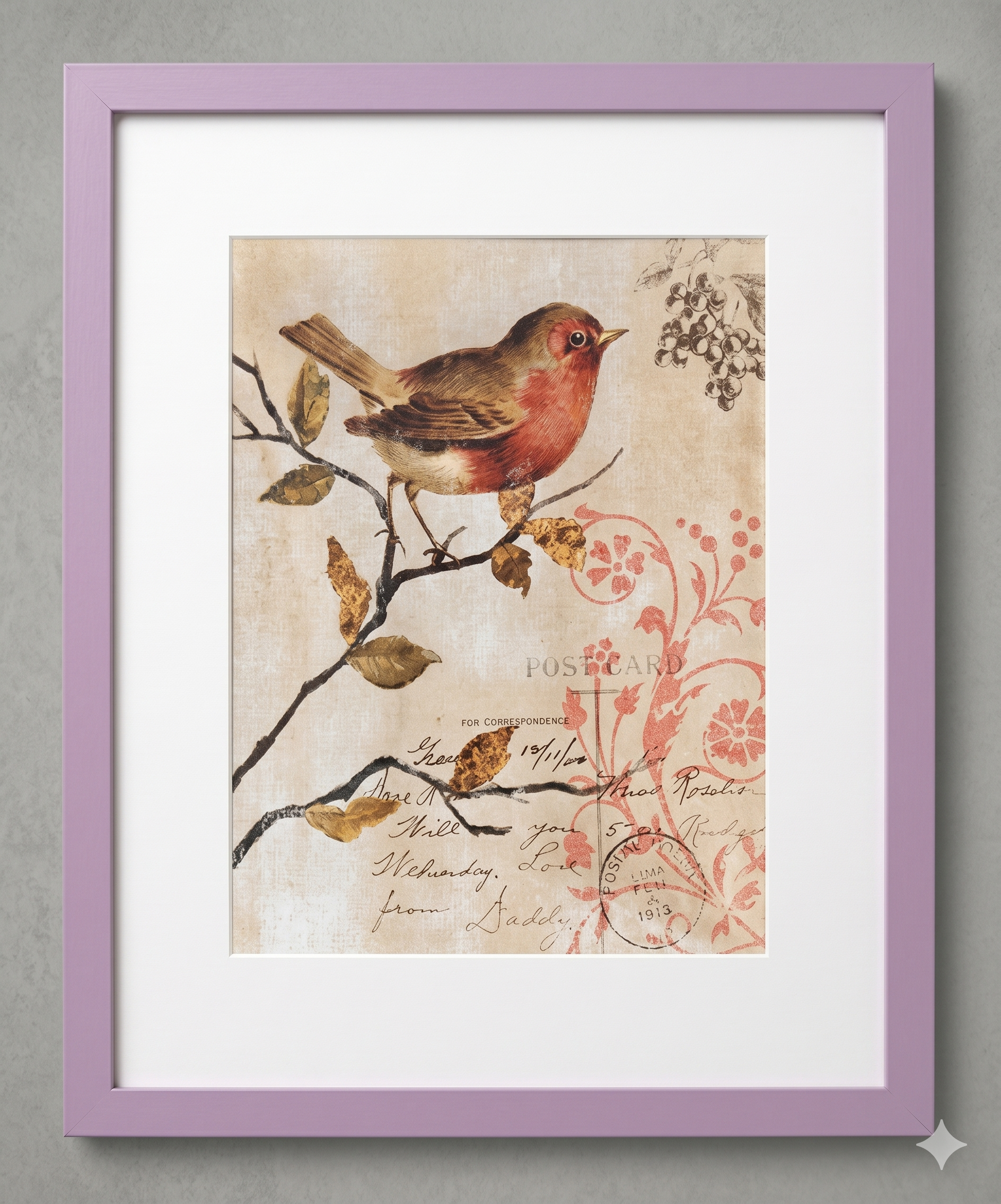 33.02 x 43.18cm interior decor framed print