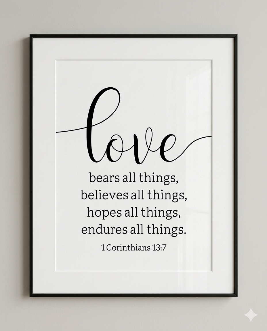 Black thin interior decor framed print with matte and perspex