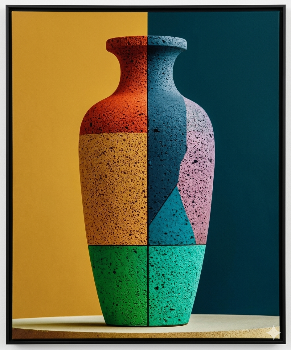 Framed interior decor glossy finished print