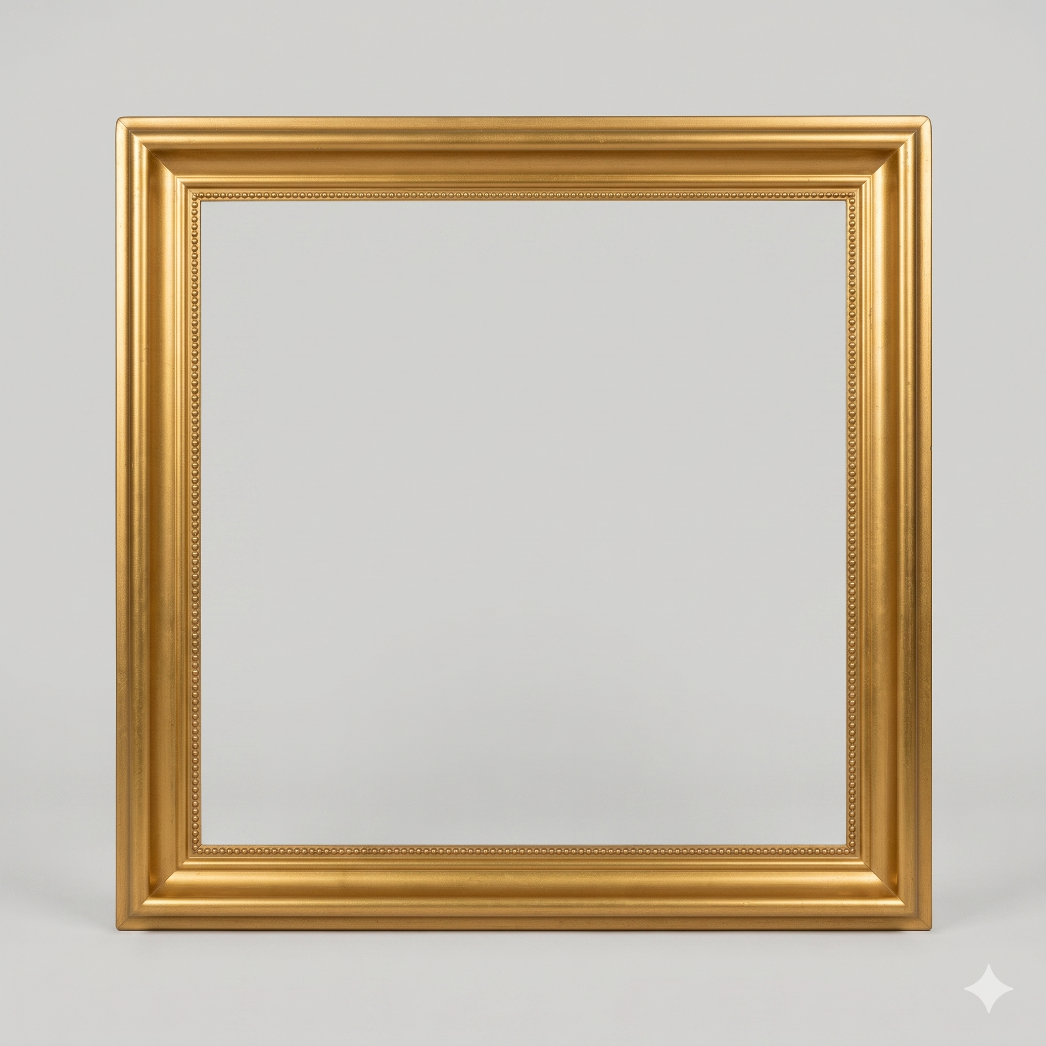 Premium Golden Wooden frame