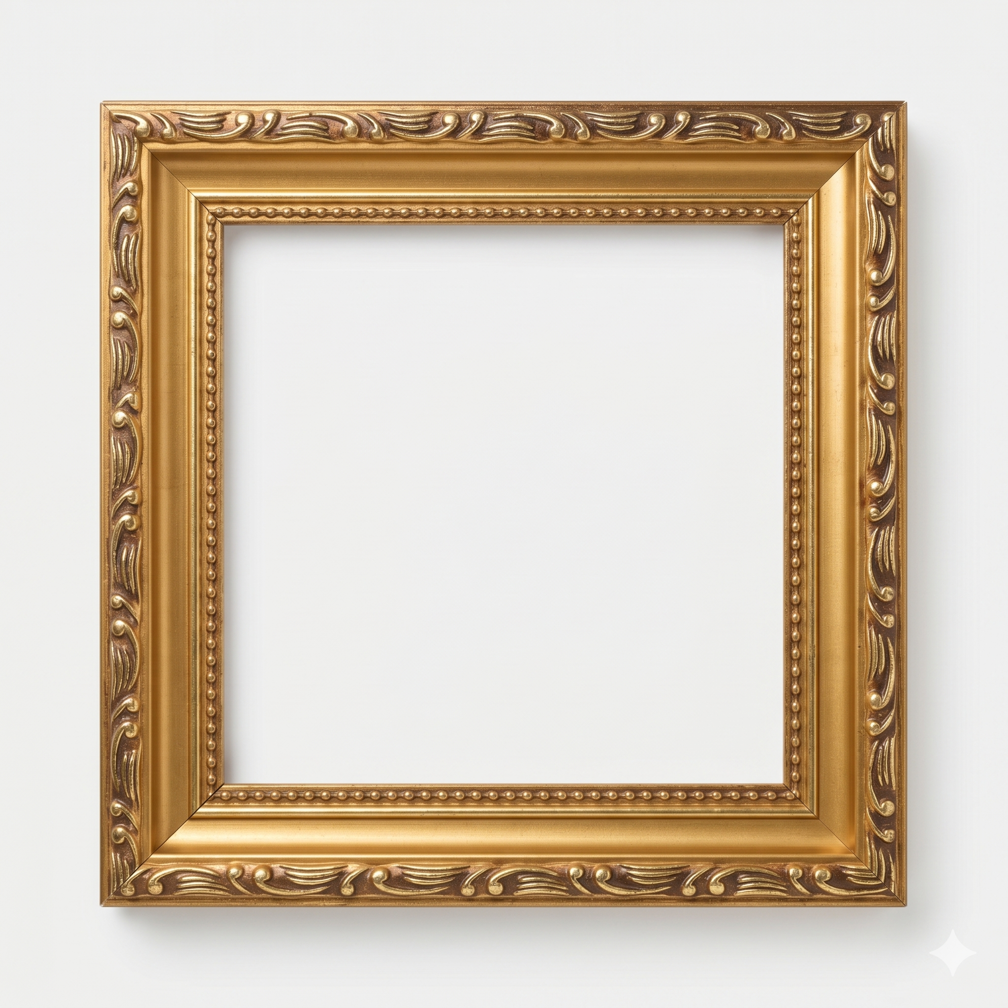 Classic Antique Gold Wooden Frame