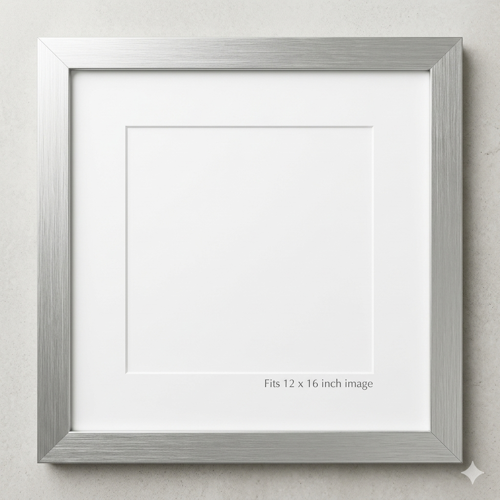 Silver Wooden Frame