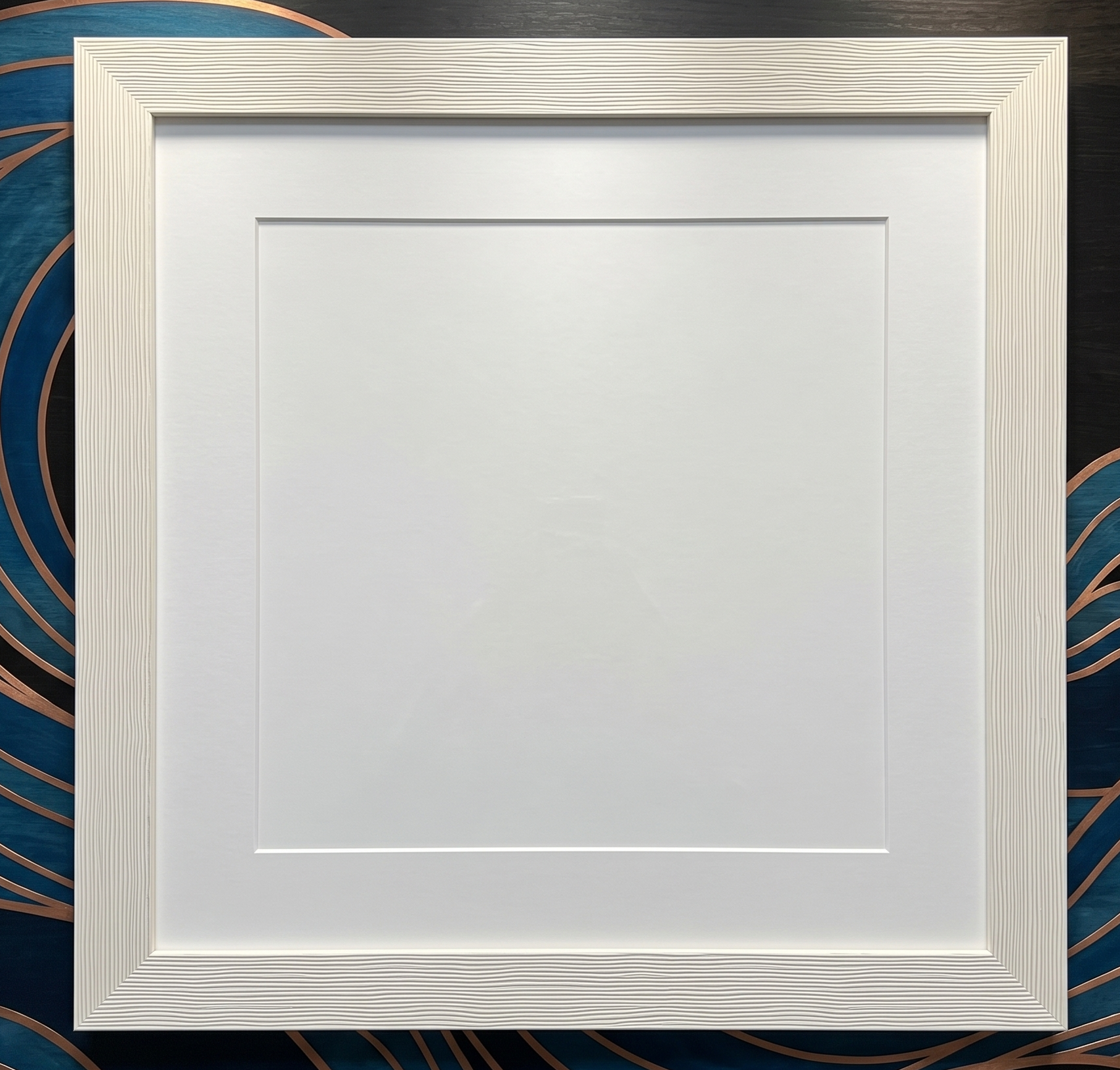 Plain White Fibre frame