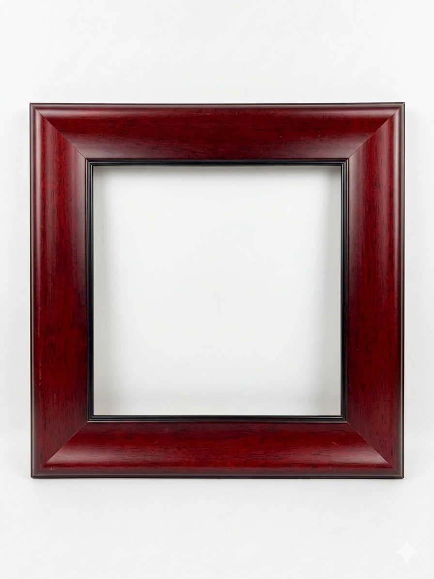Deep Burgundy/ Wine Wooden Frame