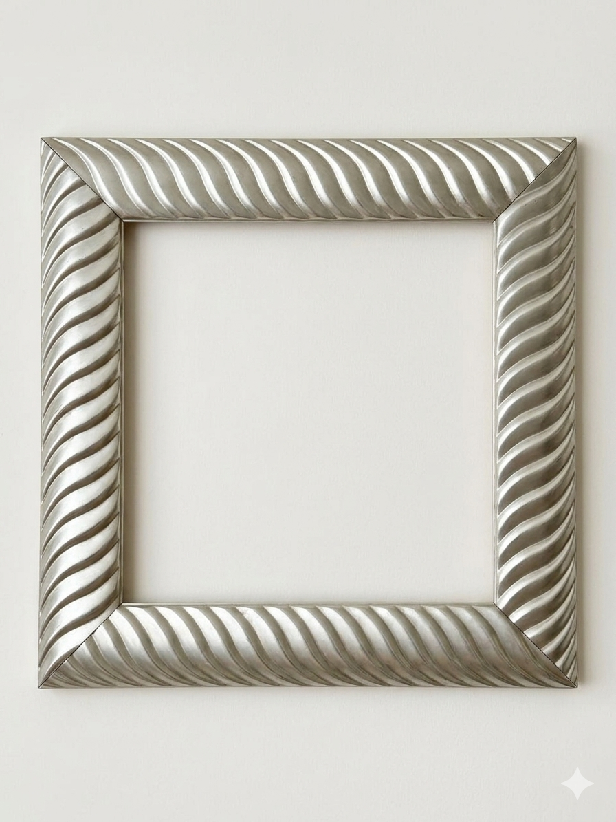 Champayne Silver Wooden Frame