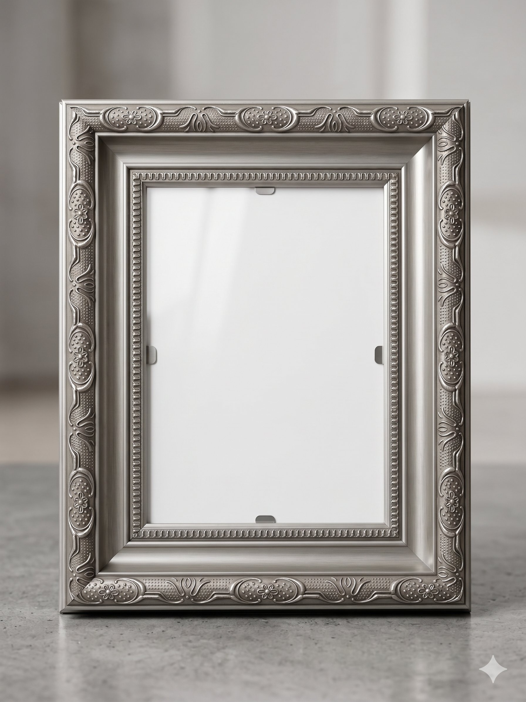 Charcoal Grey Wooden Frame