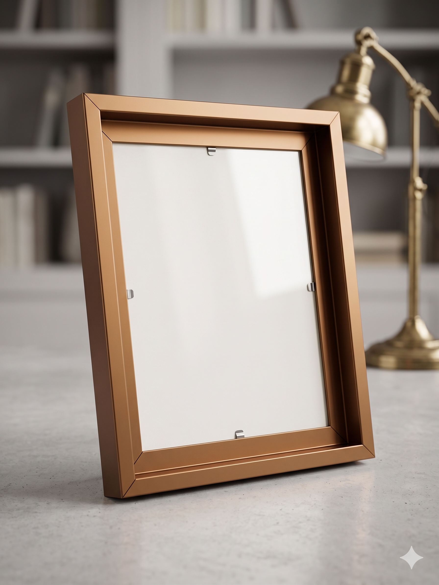 Copper / Rose Gold Fibre Floaten Frame