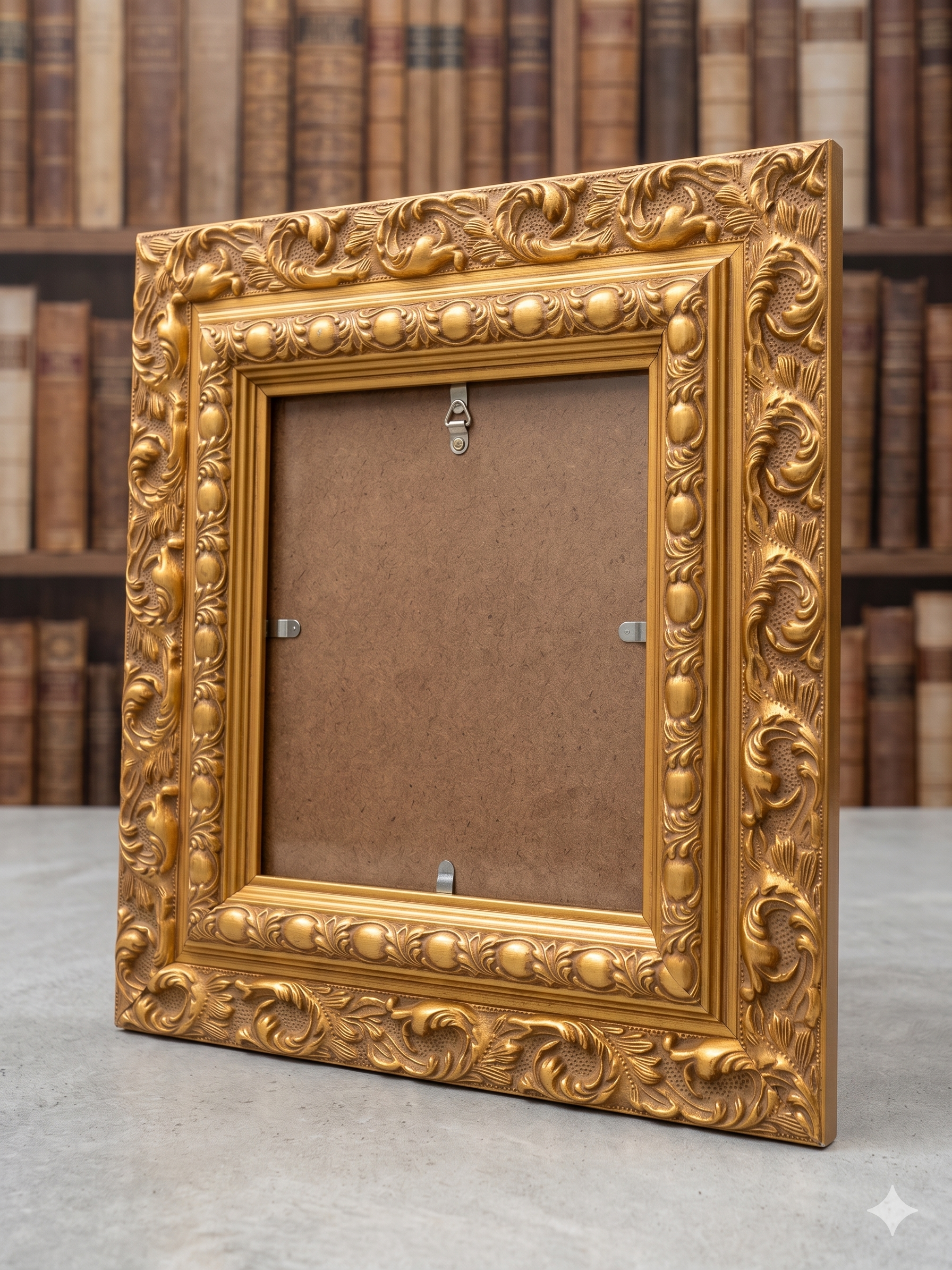 Antique Gold / Umber Bronze Wooden Frame
