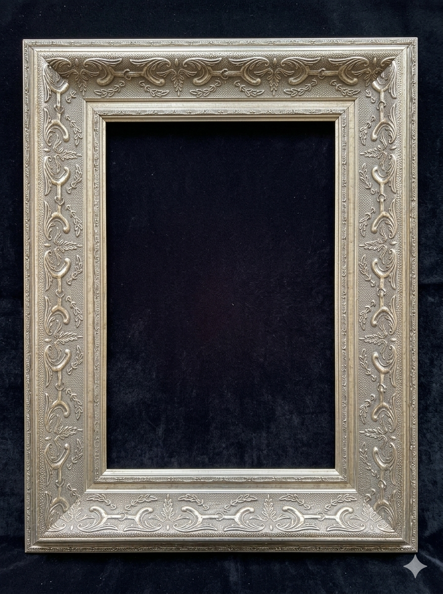 Silver and Champayne Gold Wooden Frame