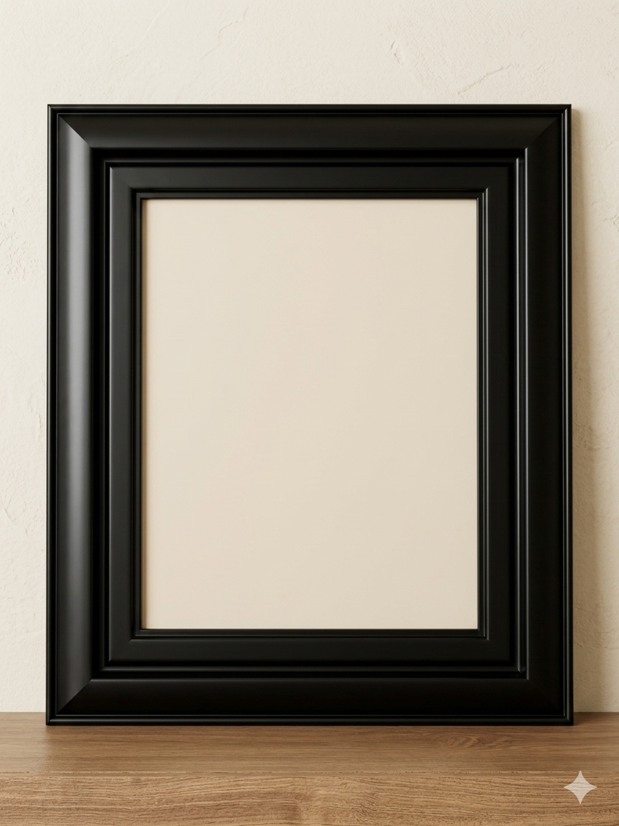 Deep Black Fibre Frame