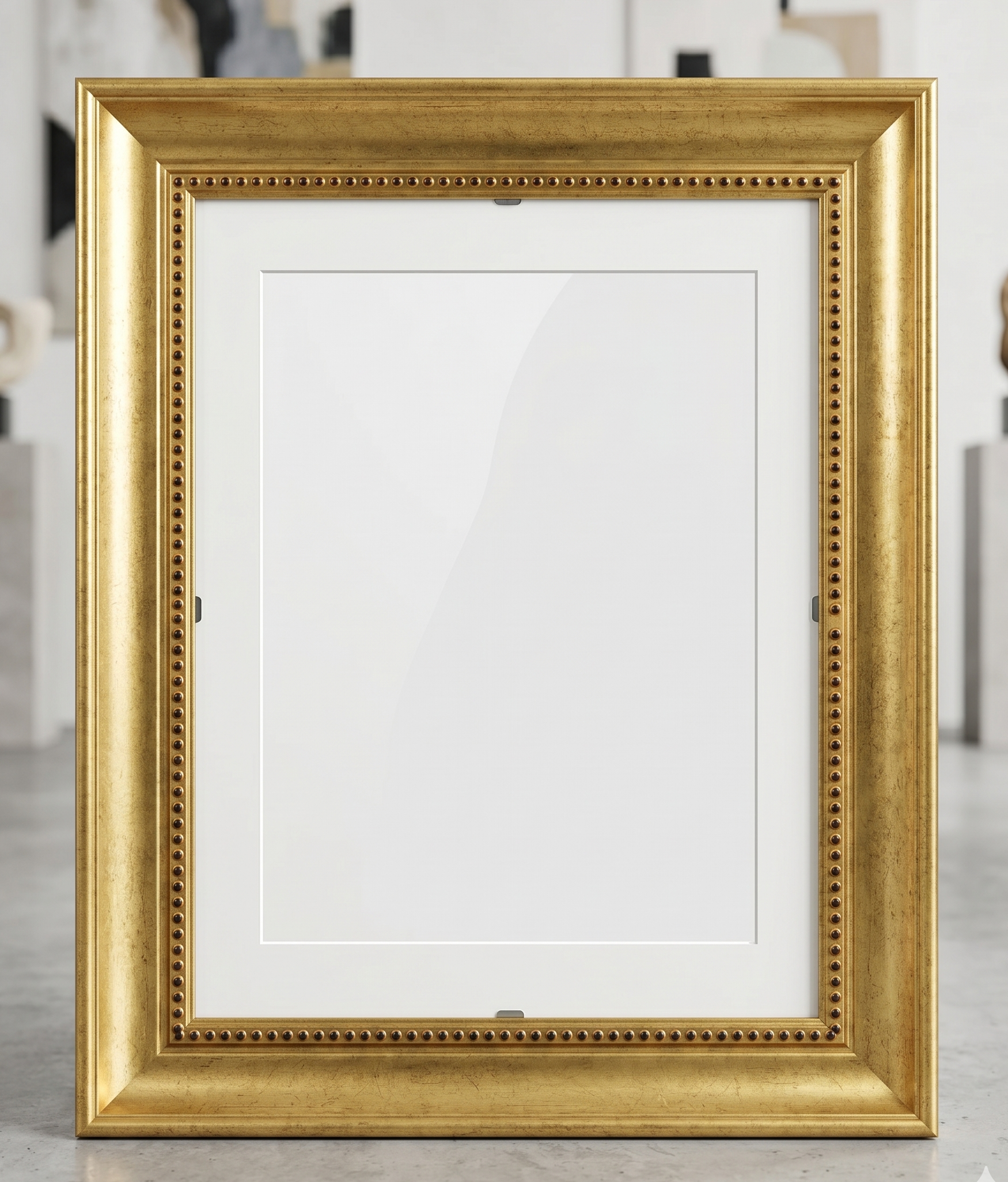 Metallic Gold  Gilded Fibre Frame