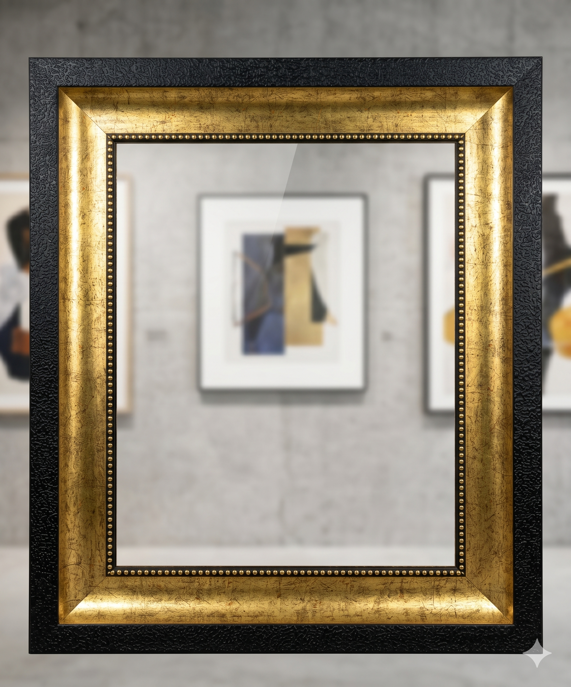Matte Black / Burnished Gold Fibre Frame