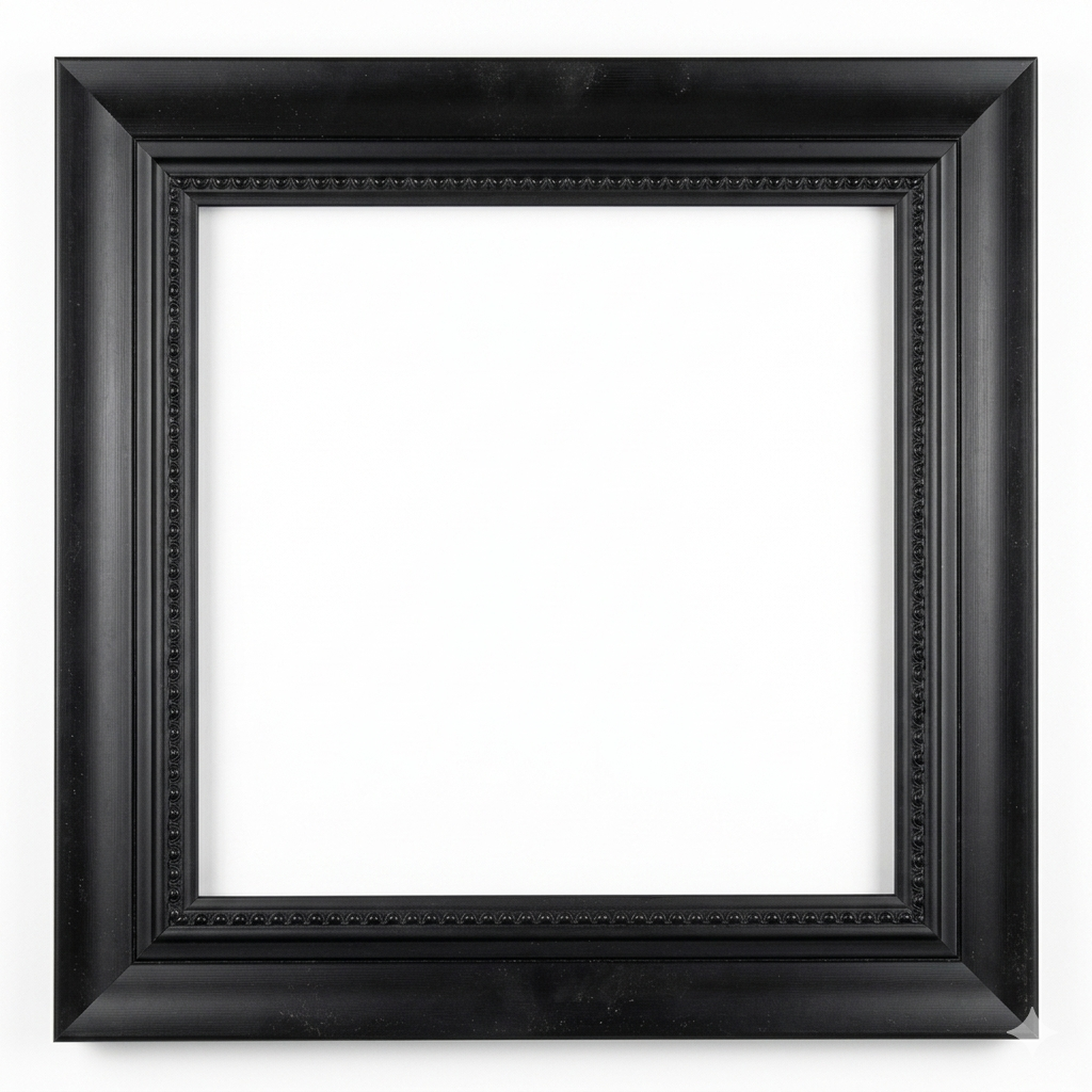 Classic Matte Black Fibre Frame
