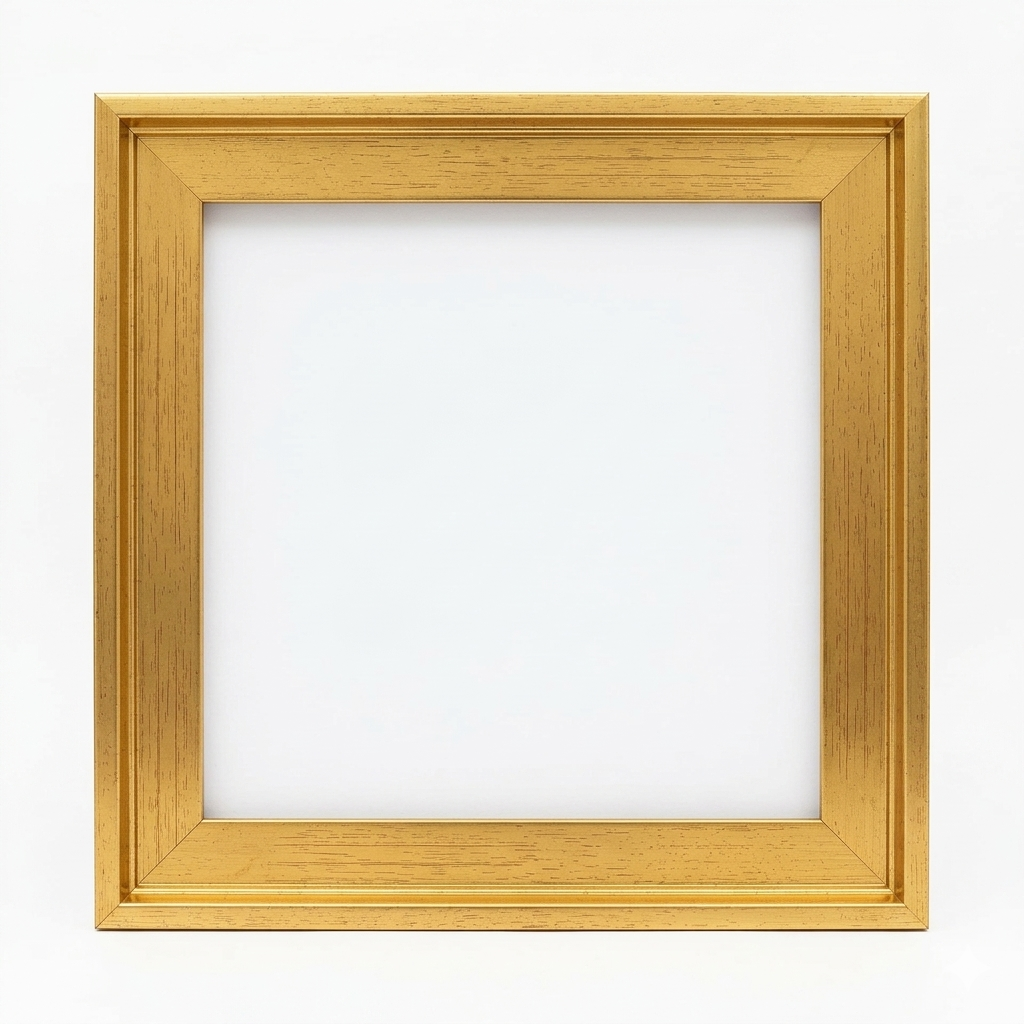 Satin Gold  Floaten Fibre Frame