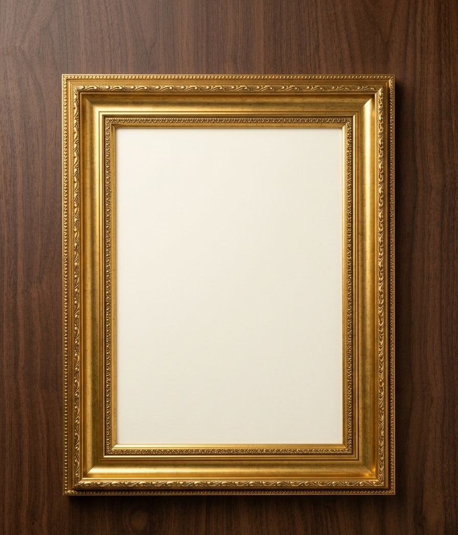 Classic Gold/ Ornate Fibre Frame