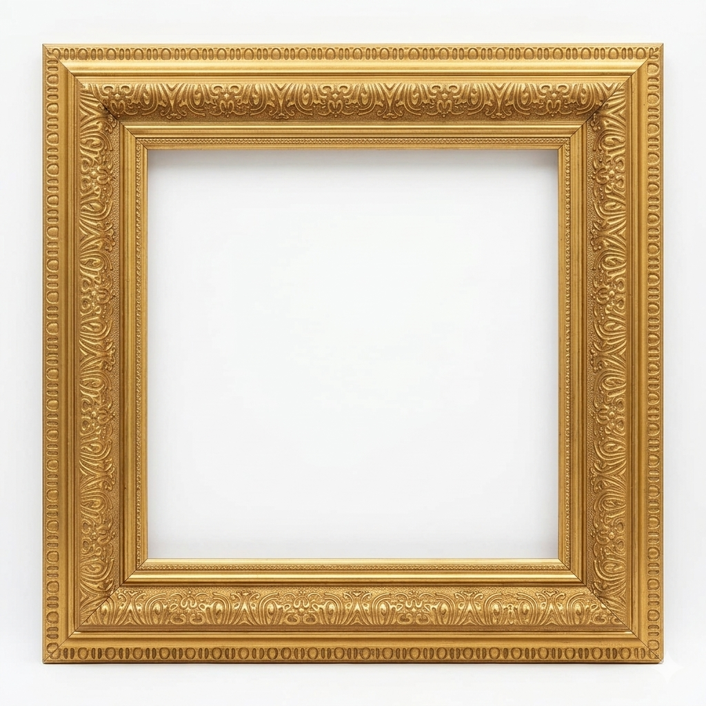 Gilded Gold Fibre Frame