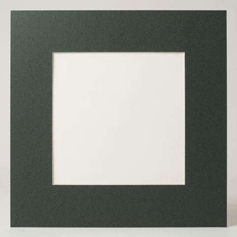 Forest Green picture frame matte
