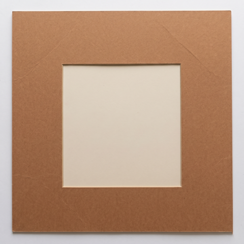 Matte grey 150mm picture frame matte