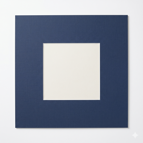 Navy blue 150mm photo frame matte (2)