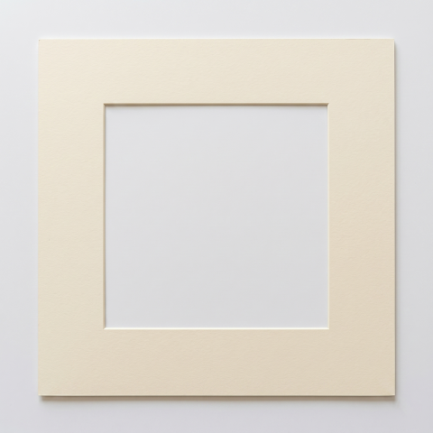 Matte white 150mm picture frame matte