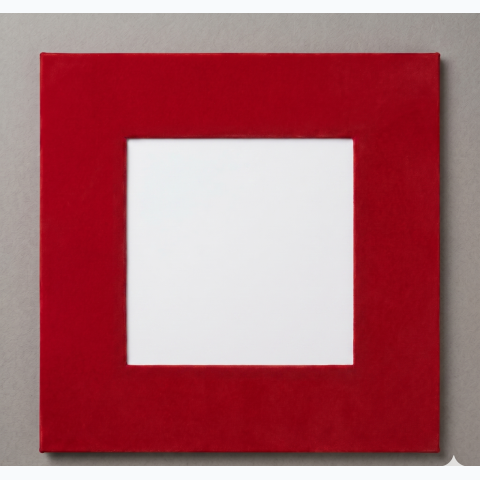 Red 150mm picture frame matte