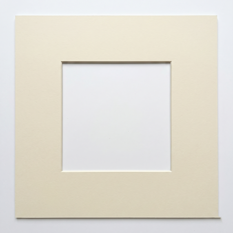 Off white matte 150mm picture frame matte