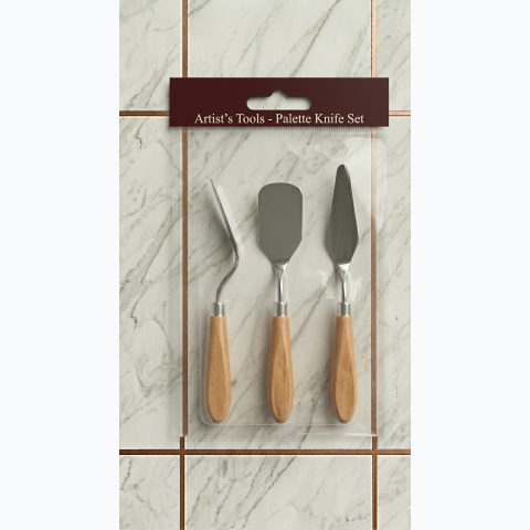3 pc set artist pallette knife
