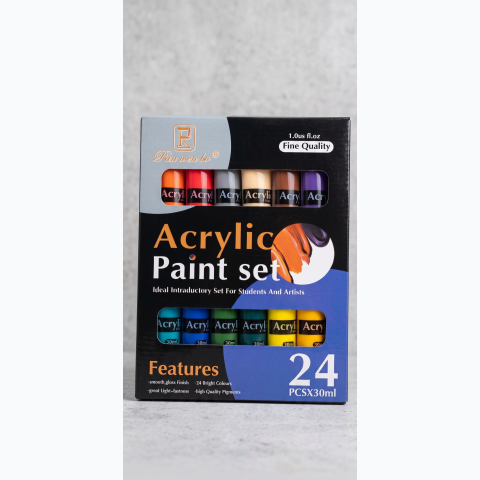 24 pcs 30ml Acrylic paint set