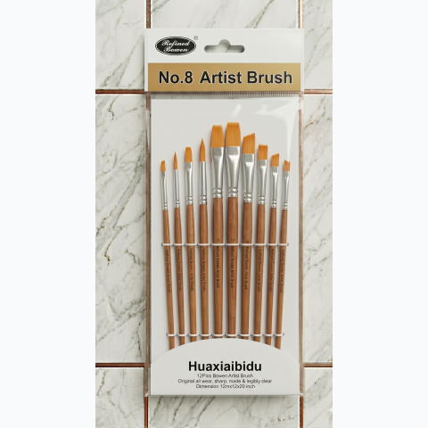 Refined 12 pcs bowen artsist brush