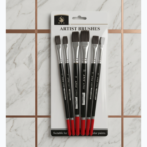 Woa 6 pcs set artsit brushes