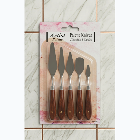 5 pieces pallette  artist knife