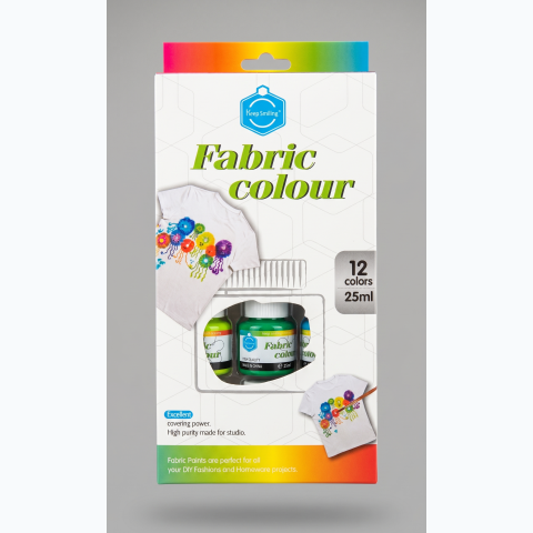 25ml 12  fabric color paint