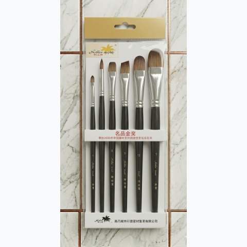 Kolden 6pcs set artist brush