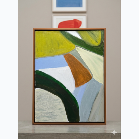 59.69cm x 80.01cm golden canvas stretch painting