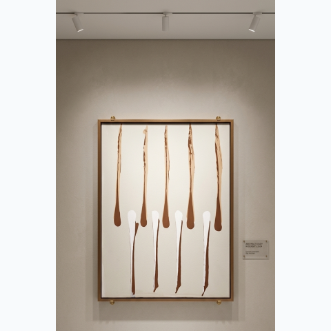 59.69cm x 80.01cm stretched canvas floaten framed painting