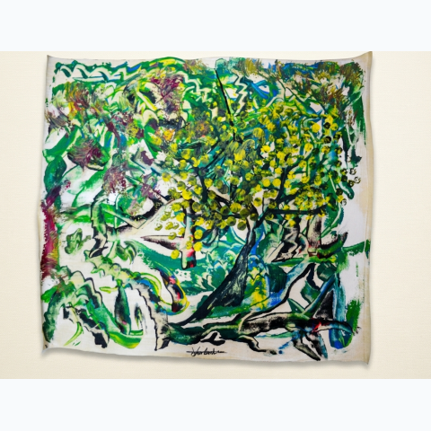 68.7 x 64 cm acrylic on canvas painting