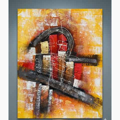 120.65cm  x 93.98cm  stretched canvas painting 1700 cedis
