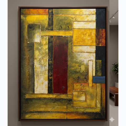 120.65cm x 280.98cm canvas cloth floaten frame