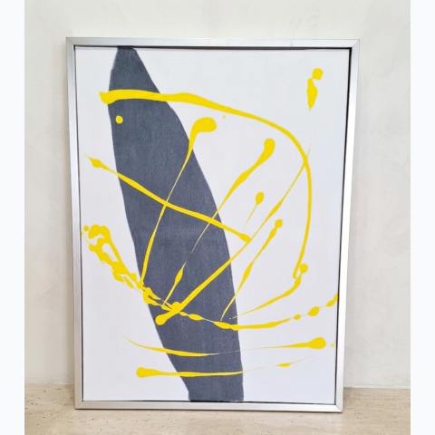 Silver 59.69cm x 80.01cm stretched canvas frame