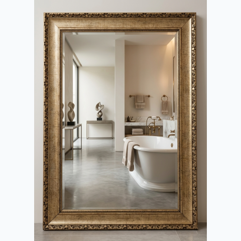 89.91cm x 58.42cm wooden frame