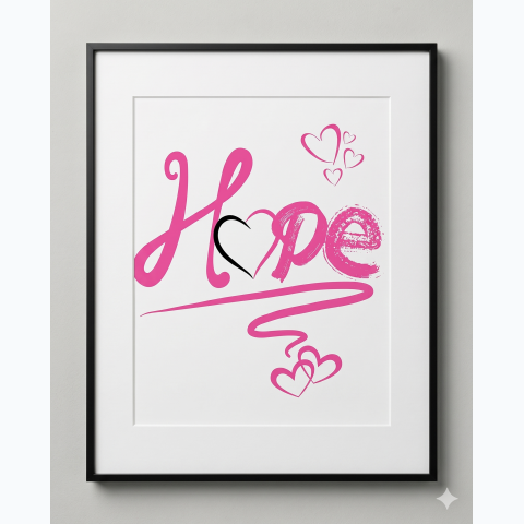 Wooden thin black interior decor frame with matte and perspex